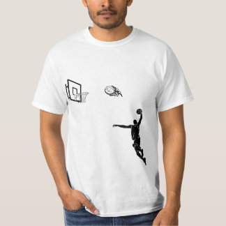 Camiseta na moda para fãs de basquete
