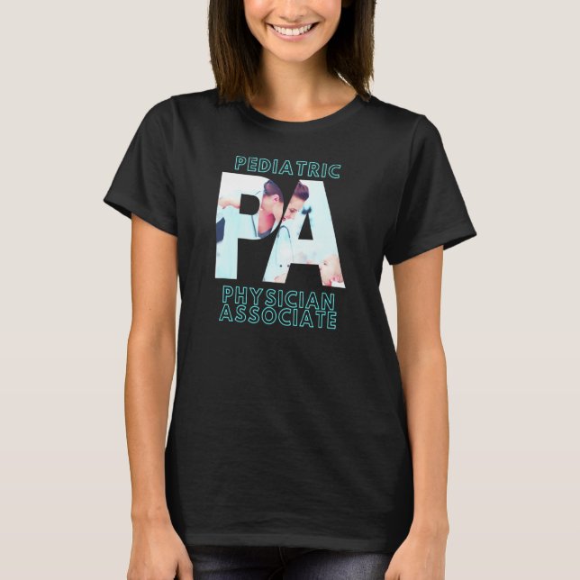 Camiseta Na moda Pediátrico associado médico Pa (Frente)