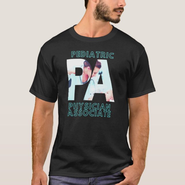 Camiseta Na moda Pediátrico associado médico Pa (Frente)
