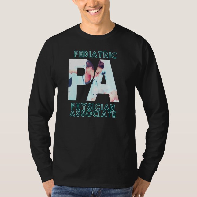Camiseta Na moda Pediátrico associado médico Pa (Frente)