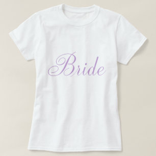Camiseta Na moda Script Lavanda Brid