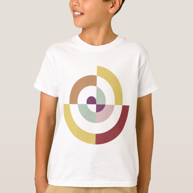 Camiseta Na moda Spiral Design (Frente)