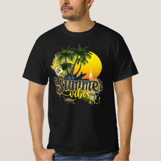 Camiseta Na moda Summer Beach Vibes