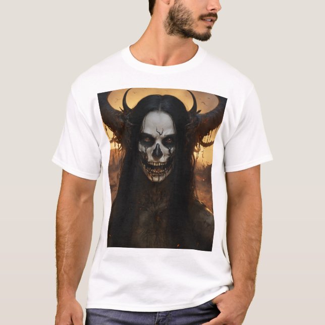 Camiseta "Na moda T-Shirt com Design único" "Os melhores t- (Frente)