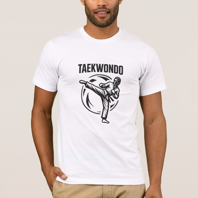 Camiseta Na moda TaeKwonDo (Frente)