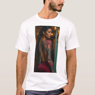 Camiseta Na moda Tatto Design de T-shirt"