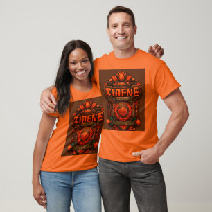Camiseta "Na moda TeeFusion Crachá"