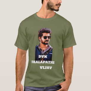 Camiseta Na moda Thalapathy Vijay T-Shirt DESIGN DVK