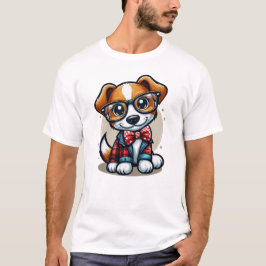 Camiseta Na moda Xadrez Doggo
