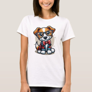 Camiseta Na moda Xadrez Doggo