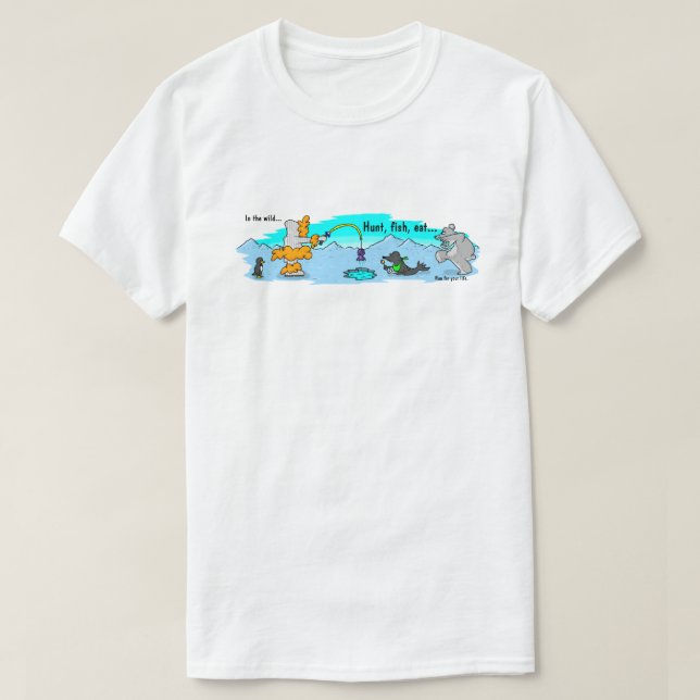 Camiseta Na natureza... (Frente do Design)