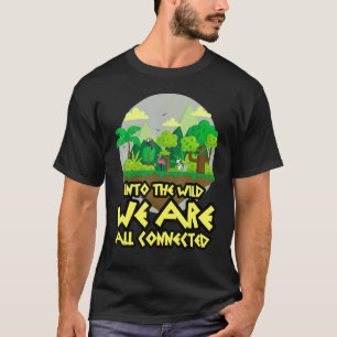 Camiseta Na natureza todos nós conectamos que amam a câmera