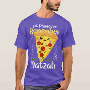 Camiseta Na Passover Lembre-Se Sempre De Matzah Pizza Pu