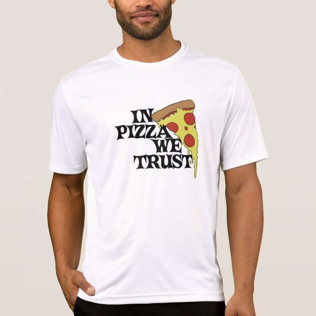 Camiseta Na Pizza confiamos (Frente)