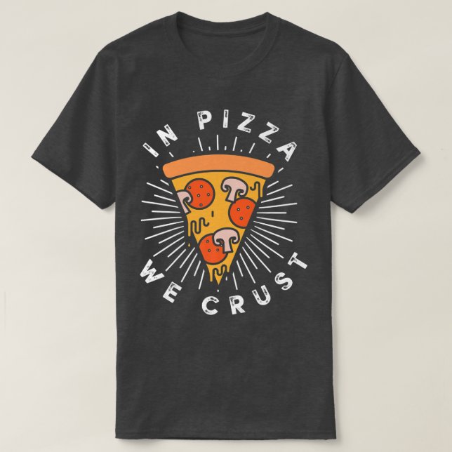 Camiseta Na Pizza, Fumamos A Comida Italiana Legal Tee 5241 (Frente do Design)