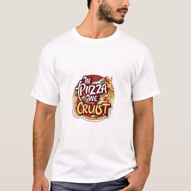 Camiseta Na Pizza Nós Crust (Frente)