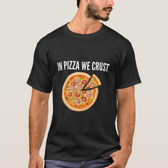 Camiseta Na Pizza Nós Crustamos (Frente)
