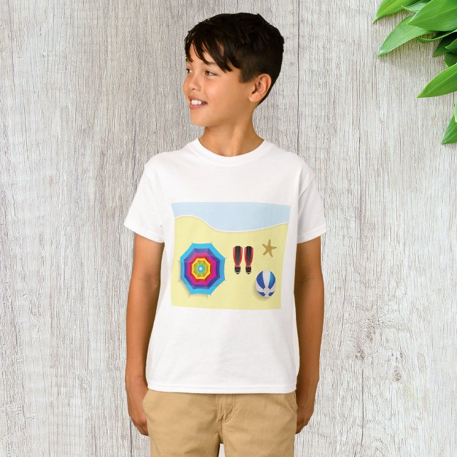 Camiseta Na Praia (Criador carregado)