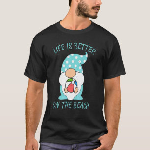 Camiseta Na Praia, Férias De Verão Do Surf De Areia
