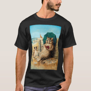 Camiseta Na Praia, Louis Wain