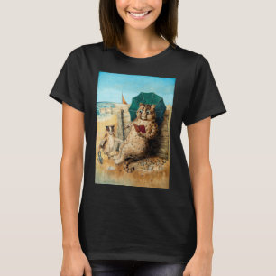 Camiseta Na Praia, Louis Wain