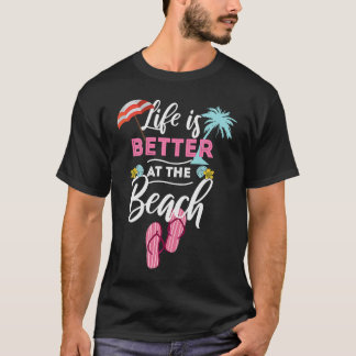 Camiseta Na Praia Womens Beach Vacation