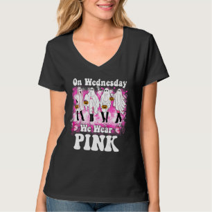 Camiseta Na quarta-feira, Vestimos o Dia das Bruxas de Danç