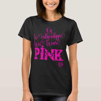 Camiseta na quarta-feira vestimos T-Shirt rosa