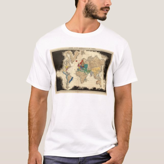 Camiseta Na restauração Do ANÚNCIO 1660 de Stuarts (Frente)