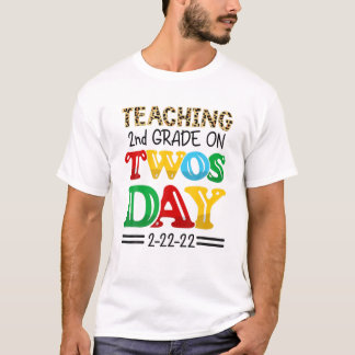 Camiseta Na Segunda-Feira, 2022, Ensino Segundo No Leopardo