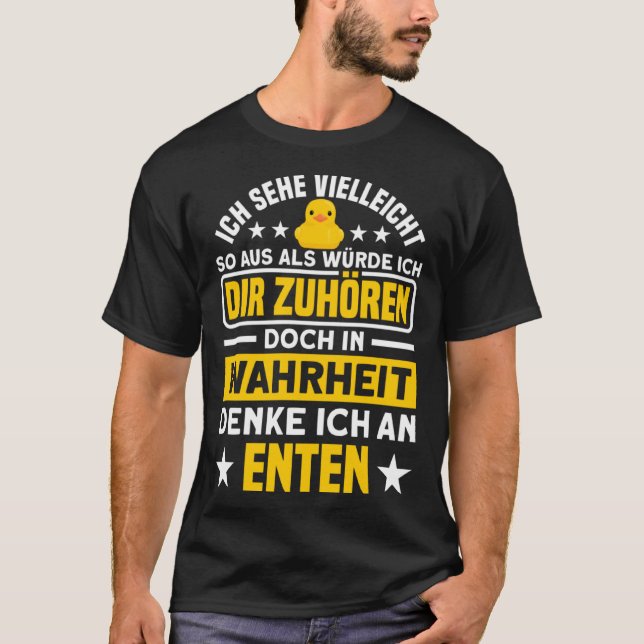 Camiseta Na verdade, acho que sou um pato (Frente)