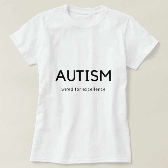 Camiseta Na Verdade Autismo Autista Sensibilização Neurodiv (Frente do Design)