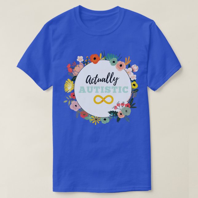Camiseta Na verdade autista 6 (Frente do Design)