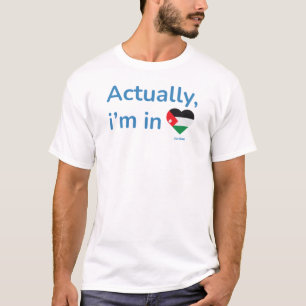 Camiseta Na verdade estou na Jordânia