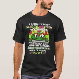 Camiseta Na verdade não preciso controlar minha raiva T Shi
