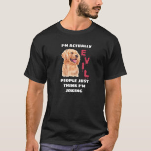 Camiseta Na verdade, sou Mau Pessoas, só acho que estou bri