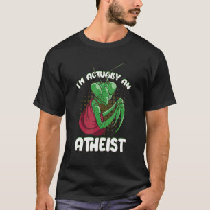 Camiseta Na verdade, sou um monge ateu rezando o Jardim Man