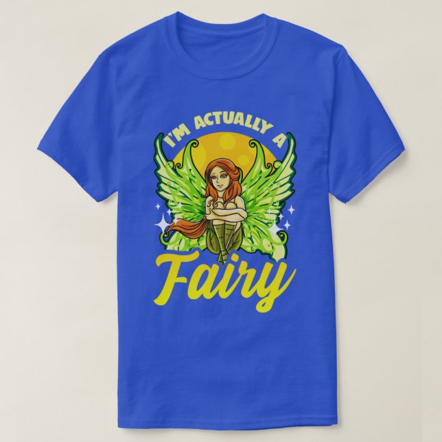 Camiseta Na Verdade Sou Uma Fada (Frente do Design)