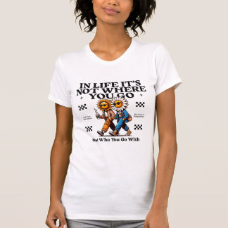 Camiseta Na vida, é quem você vai com Casais iguais