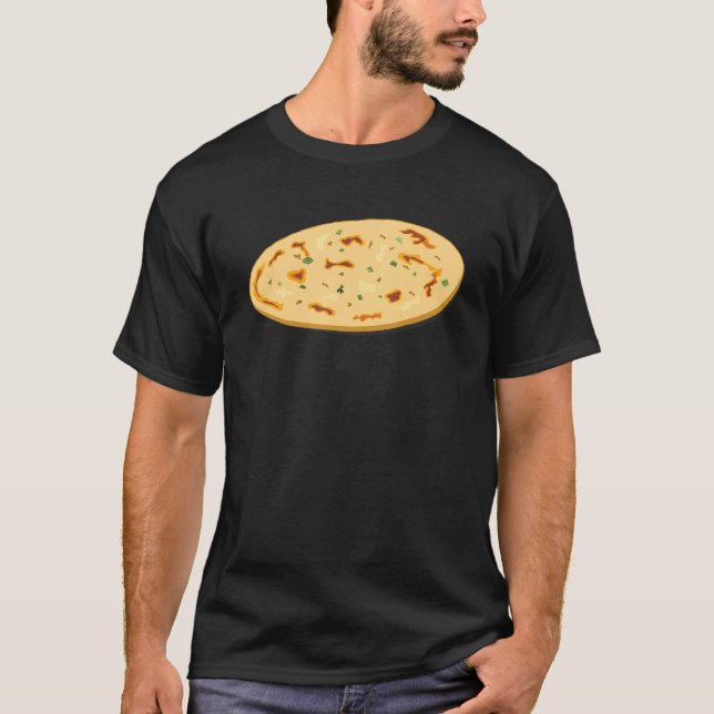 Camiseta Naan Bread Garlic Naan India Comida do Paquistão M (Frente)