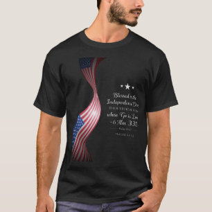 Camiseta Nação Abençoada – 4 de Julho Cristão