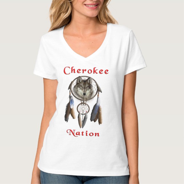 Camiseta Nação Cherokee (Frente)