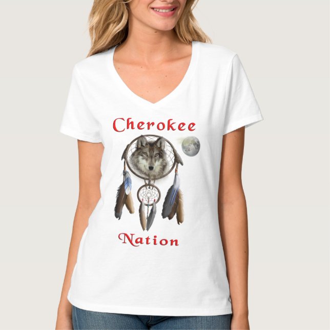 Camiseta Nação Cherokee (Frente)