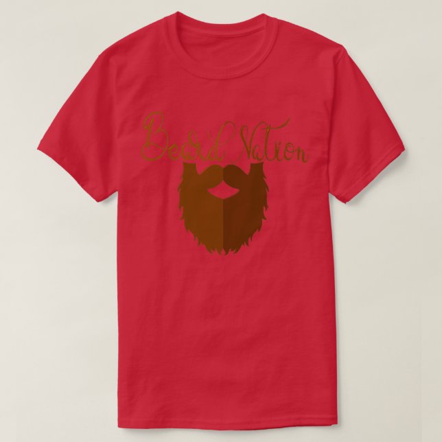 Camiseta Nação da barba (Frente do Design)