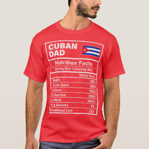Camiseta Nação de Dia de os pais dos Fatos de Nutrição do P