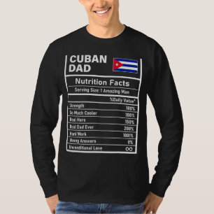 Camiseta Nação de Dia de os pais dos Fatos de Nutrição do P
