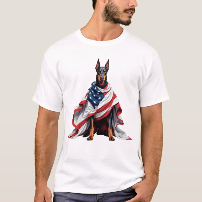 Camiseta Nação de Guarda Doberman (Frente)