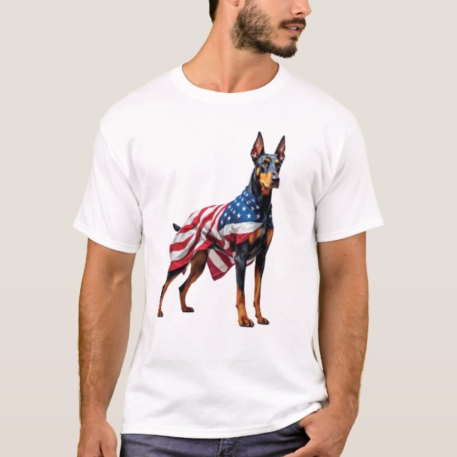 Camiseta Nação de Guarda Doberman (Frente)