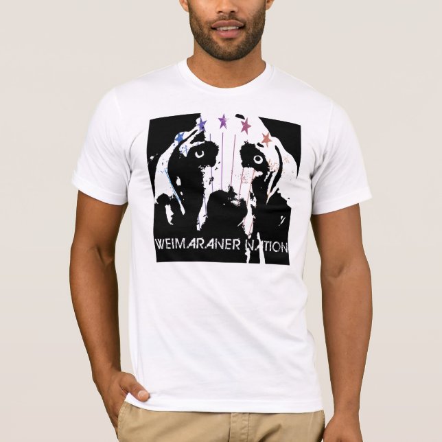 Camiseta Nação de Weimaraner (Frente)