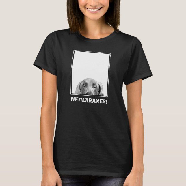 Camiseta Nação de Weimaraner: Weimaraner em uma caixa! (Frente)